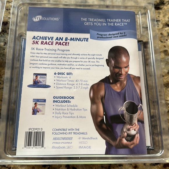 New fit solutions 5k race training dvds 2 sets of 6 disc - Picture 5 of 5